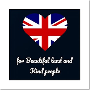 Love uk people, land Posters and Art